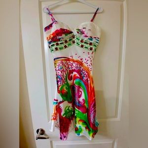 Multicolor homecoming dress